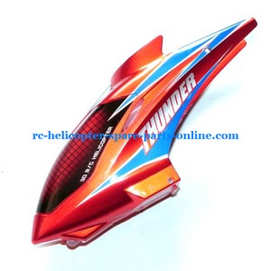 DFD F162 helicopter spare parts head cover red color V2