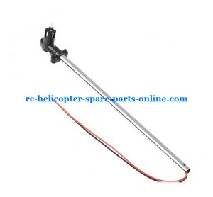 DFD F163 helicopter spare parts tail big boom + tail motor + tail motor deck (set) - Click Image to Close