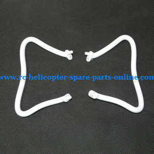 DFD F183 F183D quadcopter spare parts undercarriage landing skid (White)