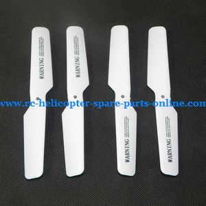 JJRC H8 H8C H8D quadcopter spare parts main blades propellers (White) - Click Image to Close