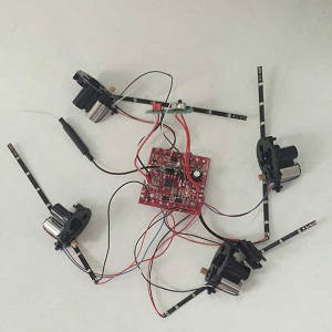 DFD F183 F183D quadcopter spare parts PCB board with main motors and LED set