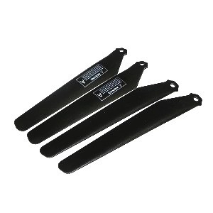 MJX F29 F629 RC helicopter spare parts main blades (2x upper + 2x lower) - Click Image to Close