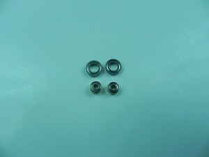 MJX F29 F629 RC helicopter spare parts bearing set (2x big + 2x small) 4pcs - Click Image to Close
