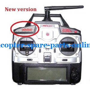 MJX F39 F639 RC helicopter spare parts transmitter new version - Click Image to Close