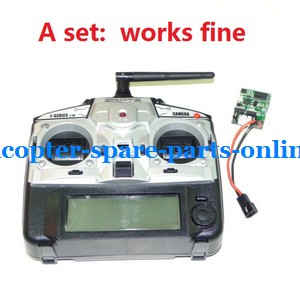 MJX F39 F639 RC helicopter spare parts transmitter + PCB board (set) - Click Image to Close