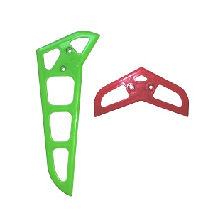MJX F45 F645 helicopter spare parts tail decorative set - Click Image to Close
