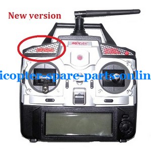 MJX F45 F645 helicopter spare parts transmitter new version - Click Image to Close