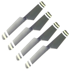 MJX F-series F45 F645 helicopter spare parts tail blade (Green) 4pcs - Click Image to Close