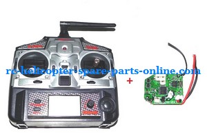 MJX F48 F648 RC helicopter spare parts transmitter + PCB board (set)