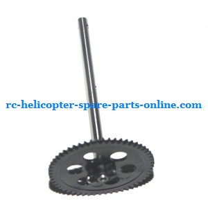 MJX F48 F648 RC helicopter spare parts main gear + hollow pipe (set) - Click Image to Close