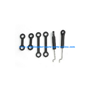 MJX F49 F649 RC helicopter spare parts connect buckle set 6 pcs - Click Image to Close