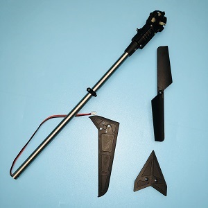 MJX F49 F649 RC helicopter spare parts tail set - Click Image to Close