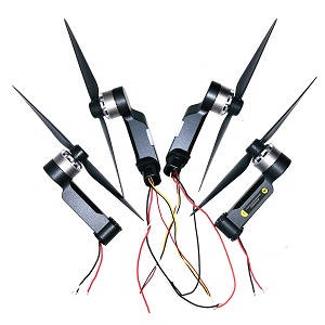 SJRC F7 F7S 4K Pro RC Drone spare parts side motor bar with blades set 4pcs - Click Image to Close