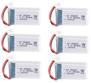 Wltoys WL F949 F949S Cessna-182 Airplanes Helicopter spare parts battery 3.7V 800mAh 6pcs - Click Image to Close