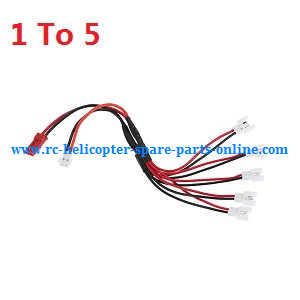 Wltoys WL F949 F949S Cessna-182 Airplanes Helicopter spare parts 1 To 5 charging wire - Click Image to Close