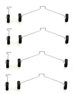 Wltoys WL F949 F949S Cessna-182 Airplanes Helicopter spare parts under wheels set 4sets