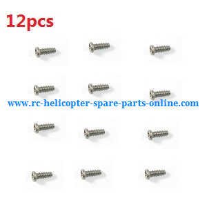 Wltoys WL F959 F959S Airplanes Helicopter spare parts secrews (12pcs) - Click Image to Close