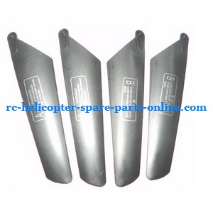 FQ777-250 helicopter spare parts main blades (2x upper + 2x lower)