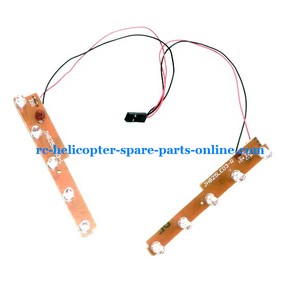 FQ777-603 helicopter spare parts side LED bar set - Click Image to Close