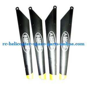 FQ777-777D FQ777-777 RC helicopter spare parts main blades (Golden)