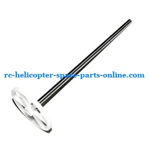 FQ777-777D FQ777-777 RC helicopter spare parts upper main gear + hollow pipe (set) - Click Image to Close