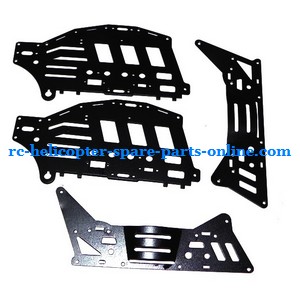FQ777-777D FQ777-777 RC helicopter spare parts metal frame (Black) - Click Image to Close