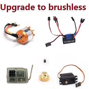 Feiyue FY01 FY02 FY03 FY03H FY04 FY05 RC truck car spare parts upgrade to brushless motor set