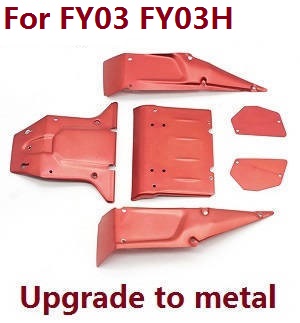 Feiyue FY01 FY02 FY03 FY03H FY04 FY05 RC truck car spare parts car shell for FY03 FY03H (Upgade to metal Red)