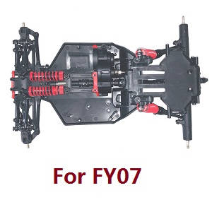 Feiyue FY06 FY07 RC truck car spare parts main body drive module assembly (Front + Middle + Rear) For FY07