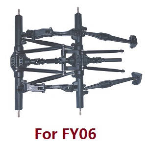 Feiyue FY06 FY07 RC truck car spare parts rear and middle wave box group assembly For FY06