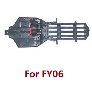 Feiyue FY06 FY07 RC truck car spare parts center wave box group with bottom board and battery case For FY06