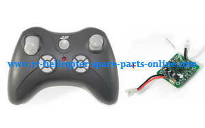 JJRC H10 quadcopter spare parts PCB board + Transmitter - Click Image to Close