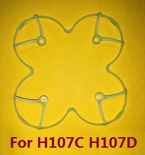 H107C H107D Hubsan X4 RC Quadcopter spare parts protection frame set Green - Click Image to Close
