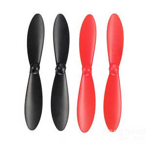 H107C H107D Hubsan X4 RC Quadcopter spare parts main blades (Red-Black) - Click Image to Close