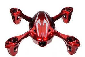 H107C H107D Hubsan X4 RC Quadcopter spare parts body cover (H107C Red-White) - Click Image to Close