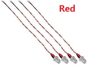 H107L Hubsan X4 RC Quadcopter spare parts LED lights (Red 4pcs) - Click Image to Close