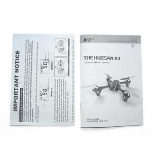 H107L Hubsan X4 RC Quadcopter spare parts English manual book - Click Image to Close