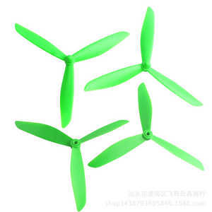 Hubsan H109 RC Quadcopter spare parts upgrade 3-leaf main blades (Green) - Click Image to Close