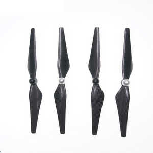 Hubsan H109S X4 Pro RC Quadcopter spare parts main blades (Black) - Click Image to Close