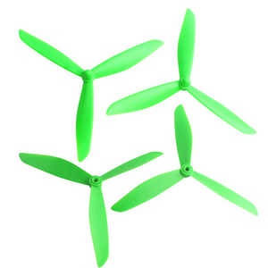 Hubsan H109S X4 Pro RC Quadcopter spare parts 3-leaf main blades (Green) - Click Image to Close