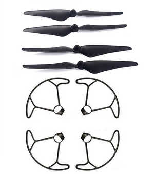 Hubsan H109S X4 Pro RC Quadcopter spare parts main blades + protection frame set