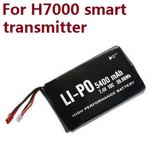 Hubsan H109S X4 Pro RC Quadcopter spare parts battery 7.4V 5400mAh for H7000 smart transmitter - Click Image to Close