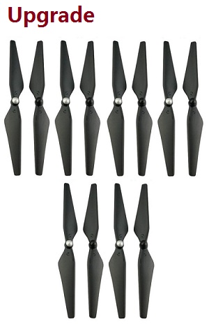 Hubsan H109S X4 Pro RC Drone spare parts upgrade main blades (Black) 3sets