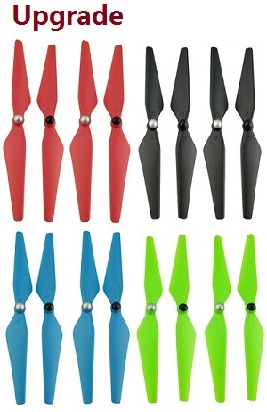 Hubsan H109S X4 Pro RC Drone spare parts upgrade main blades 4sets - Click Image to Close