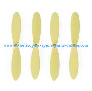 Hubsan H122D RC Quadcopter spare parts main blades (Yellow) - Click Image to Close
