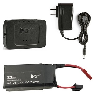 *** Deal *** Hubsan H123D RC Quadcopter spare parts charger and balance charger box set + 7.6V 980mAh battery
