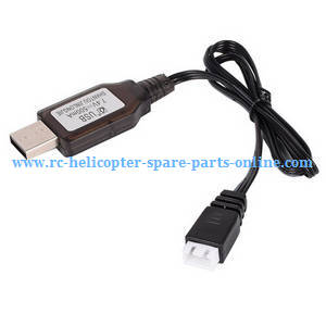 Hubsan H123D RC Quadcopter spare parts USB charger cable 7.4V - Click Image to Close