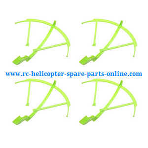 JJRC H26 H26C H26W H26D H26WH quadcopter spare parts outer protection frame set (Green) - Click Image to Close
