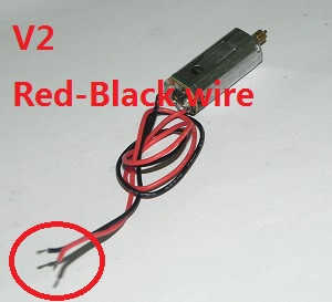 JJRC H26 H26C H26W H26D H26WH quadcopter spare parts main motor (V2 Red-Black wire with plug)