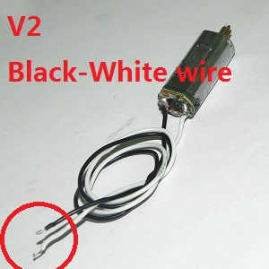 JJRC H26 H26C H26W H26D H26WH quadcopter spare parts main motor (V2 Black-White wire with plug) - Click Image to Close
